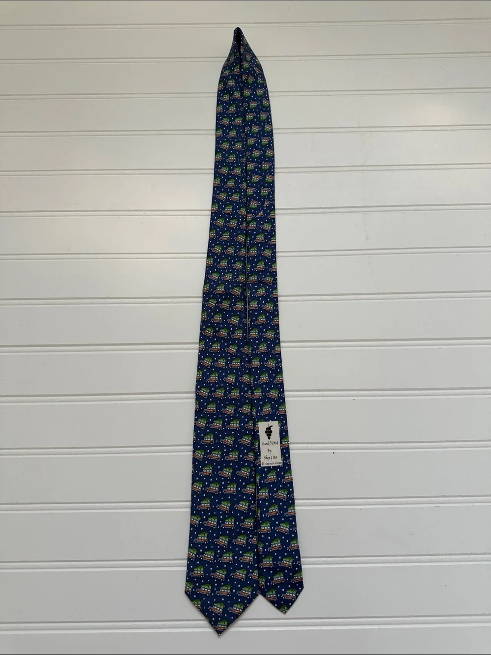 Vineyard Vines Blue Christmas Tie